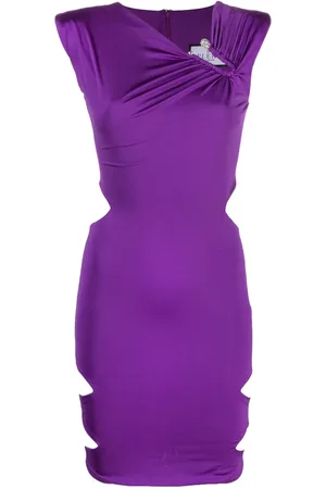 Philipp Plein Vestido con detalle fruncido