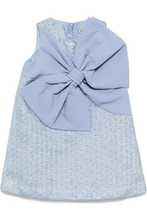 HUCKLEBONES LONDON Vestido tubo con lazo gigante