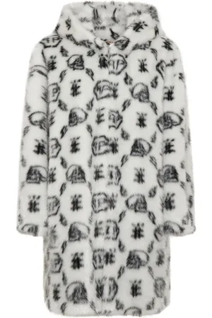 Philipp Plein Abrigo con logo estampado