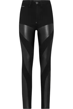 Philipp Plein Vaqueros skinny de talle medio