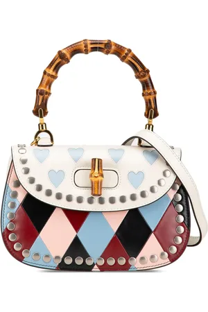 Gucci Bolso satchel Lovelight en piel de becerro con asa de bambú 2016-2024
