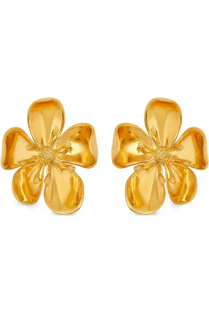 Oscar de la Renta Pendientes con detalle floral
