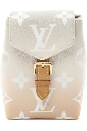 LOUIS VUITTON Mochila con logo estampado 2021