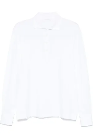 Cruciani Polo de canalé fino