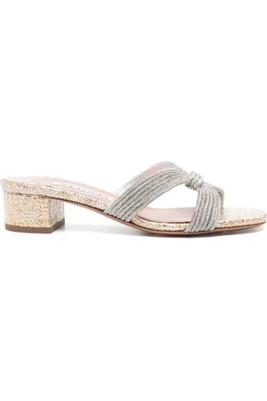 Aquazzura Sandalias Crystal Muse con tacón de 35 mm