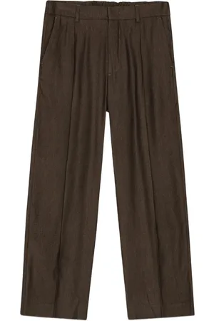 NN.07 Pantalones anchos con pinzas