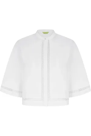 SHANGHAI TANG Camisa de mezcla de algodón