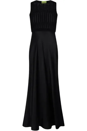 SHANGHAI TANG Vestido midi de satén