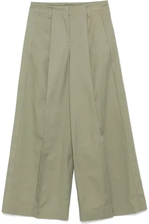 Roberto Collina Pantalones palazzo con cinturón