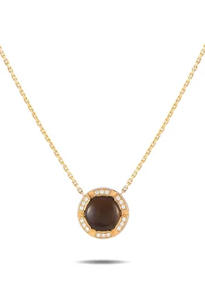 CHAUMET Collar en oro de 18 ct con topacio y diamantes