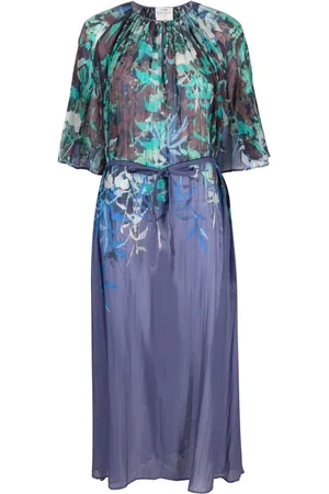 FORTE FORTE Vestido midi con estampado floral