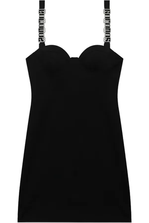 GCDS Vestido corto con placa del logo