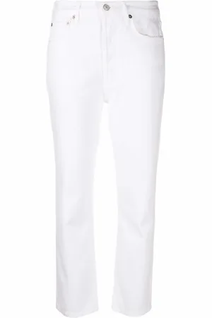 AGOLDE Vaqueros capri de talle alto