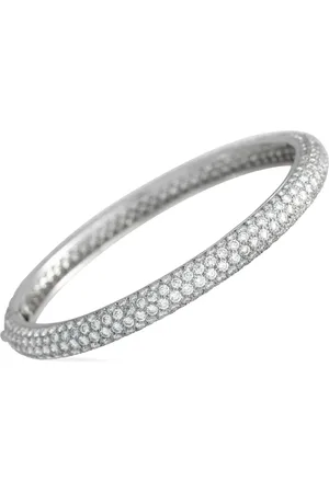 Cartier Brazalete Etincelle en oro blanco de 18 ct con diamantes