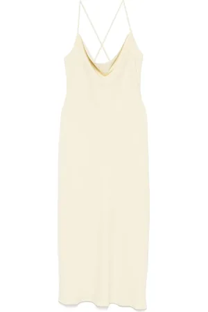 Calvin Klein Vestido midi drapeado