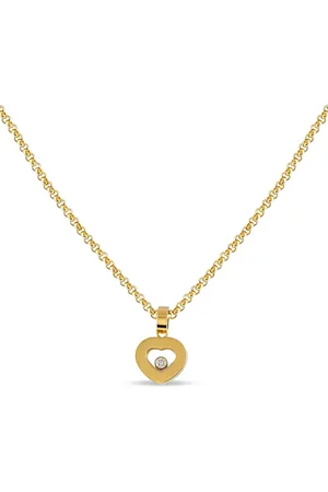 Chopard Collar Happy en oro amarillo de 18 ct con diamante