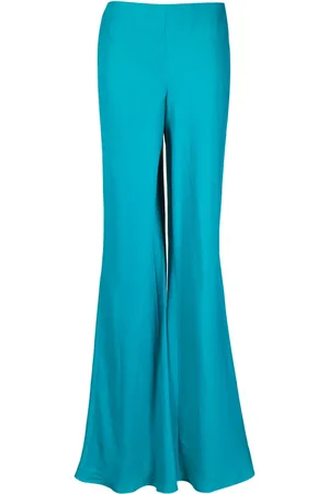 Alberta Ferretti Pantalones acampanados de talle alto