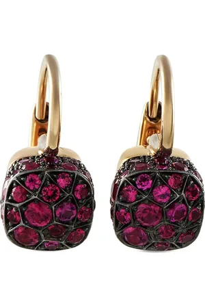 Pomellato Pendientes Nudo en oro de 18 ct con rubí