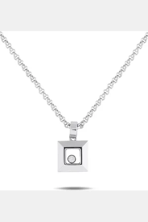 Chopard Collar con colgante en oro blanco de 18 ct con diamantes
