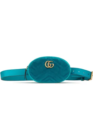 Gucci Riñonera GG Marmont de matelasse de terciopelo 2016-2024