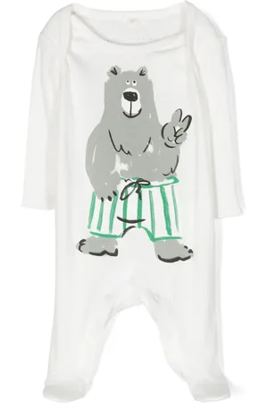 Stella McCartney Pijama con motivo de oso
