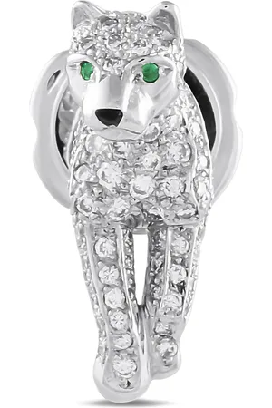 Cartier Broche Panthère en platino con diamantes