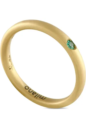 Pomellato Anillo Lucciole en oro amarillo de 18 ct con esmeralda