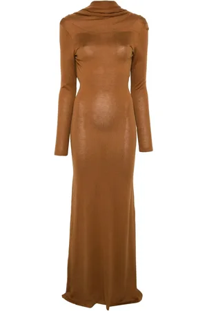 AYA MUSE Vestido largo con espalda descubierta