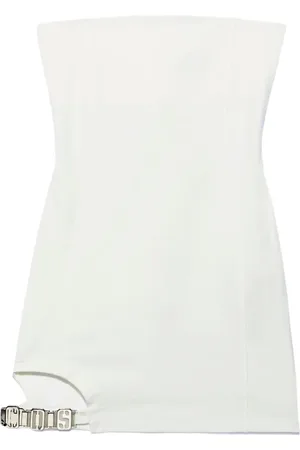 GCDS Vestido corto con placa del logo