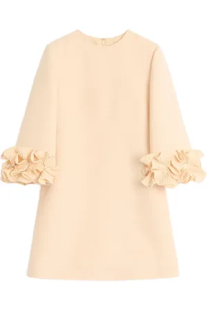 VALENTINO GARAVANI Vestido corto de crepé Couture