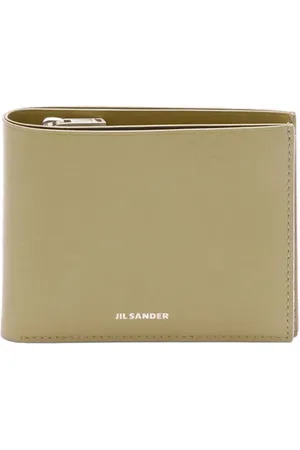 Jil Sander Cartera plegable con logo en relieve