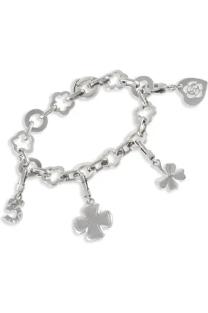 CHANEL Pulsera Four Charm en oro blanco de 18 ct