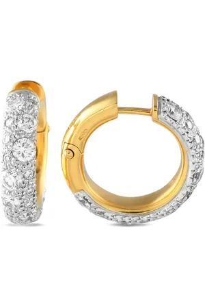 Pomellato Pendientes Catene en oro amarillo de 18 ct con diamantes