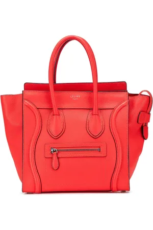 Céline Bolso de mano Luggage Tote micro de piel de becerro 2012-2018