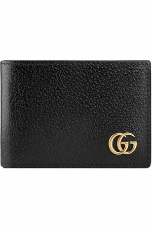 Gucci Cartera bi-fold GG Marmont de piel