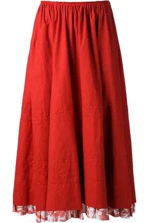 Comme des Garçons Falda acampanada reversible
