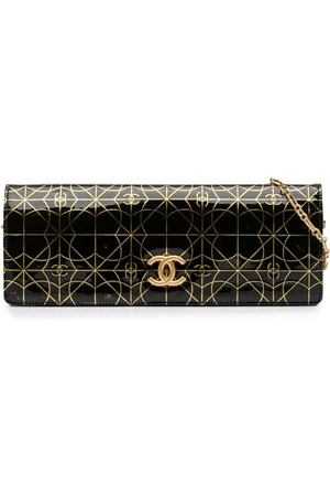 CHANEL Bandolera Paris Moscou Vinyl Moujik con correa de cadena 2008-2009