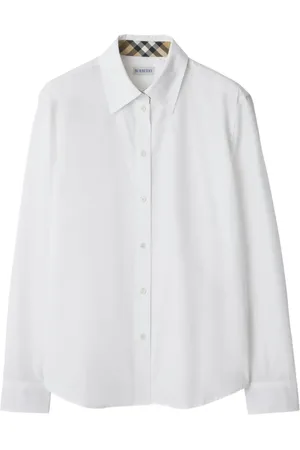 Burberry Camisa de algodón y popelina