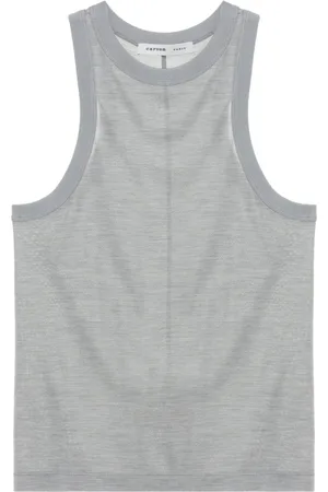Carven Top sin mangas con abertura