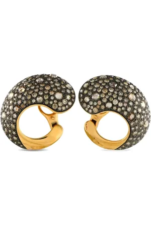 Pomellato Pendientes Catene en oro amarillo de 18 ct con diamantes