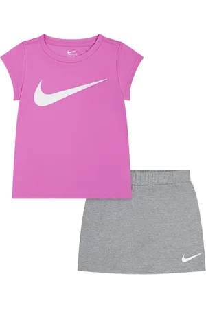 Nike Minifalda deportiva de color gris