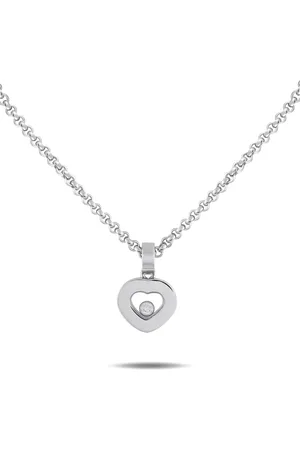 Chopard Collar Happy Diamonds en oro blanco de 18 ct