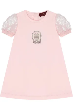 Aigner Vestido con logo bordado