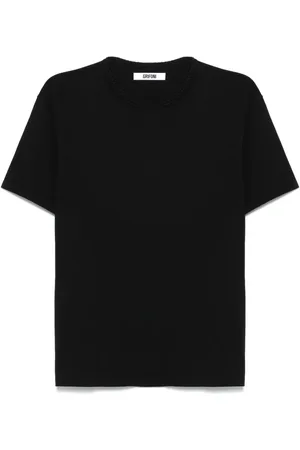 GRIFONI Camiseta con detalle sobrehilado