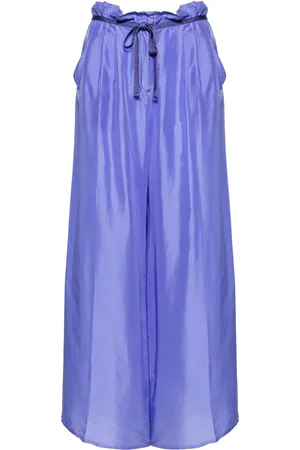 FORTE FORTE Pantalones anchos de seda