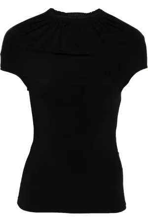 ALAINPAUL Top con cuello fruncido
