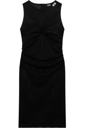 GCDS Vestido midi drapeado