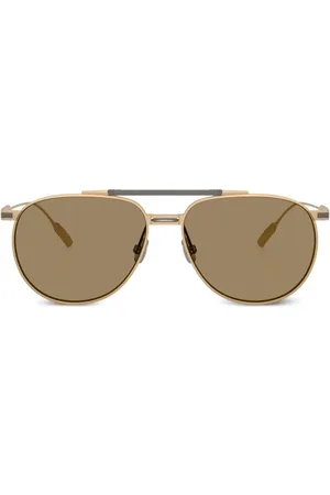 Brunello Cucinelli Gafas de sol con montura estilo piloto