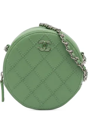 CHANEL Bandolera Ultimate Stitch Round Clutch with Chain acolchada en piel de borrego 2019