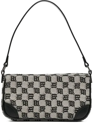 MISBHV Bolso de hombro con logo en jacquard